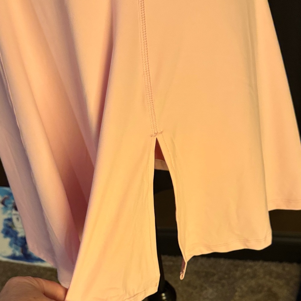 Women's Pink Sleeveless Dress - Picture 9 of 11